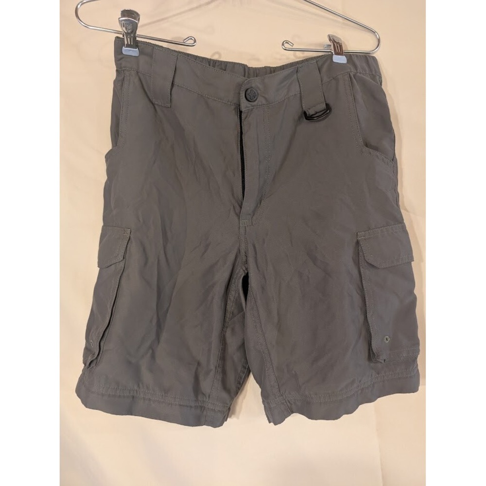 Boy Scouts of America Youth Large Uniform Switchbacks Cargo Shorts Gray - Picture 1 of 3